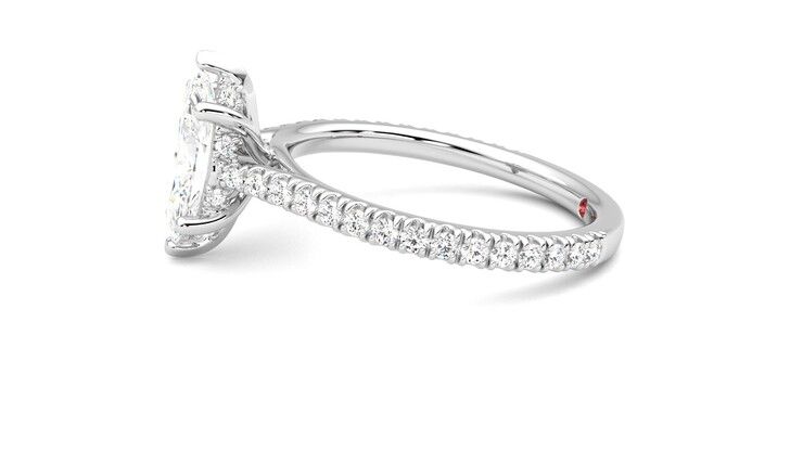 Taylor & Hart Hope Marquise Engagement Ring 360 degree image 21