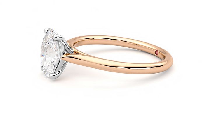 Taylor & Hart Hope Oval Engagement Ring 360 degree image 21