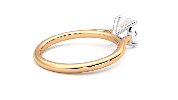 Taylor & Hart Hope Round Engagement Ring 360 degree image 12