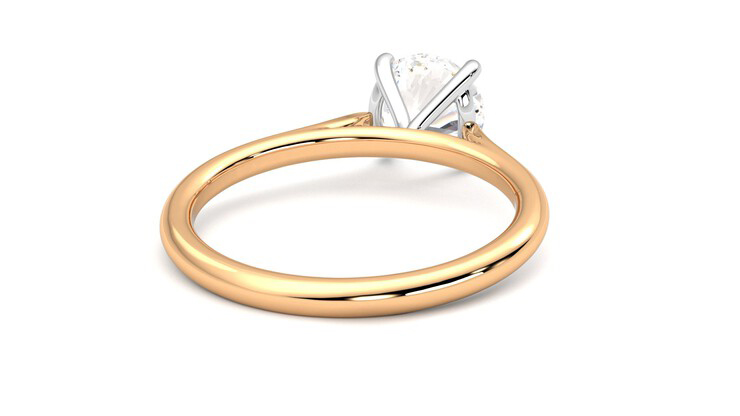 Taylor & Hart Hope Round Engagement Ring 360 degree image 14