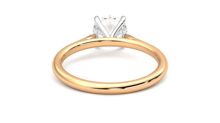 Taylor & Hart Hope Round Engagement Ring 360 degree image 15