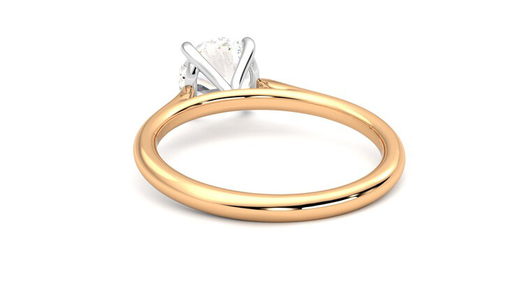 Taylor & Hart Hope Round Engagement Ring 360 degree image 16