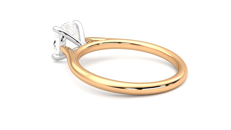 Taylor & Hart Hope Round Engagement Ring 360 degree image 18