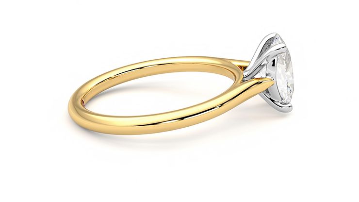 Taylor & Hart Hope Oval Engagement Ring 360 degree image 9