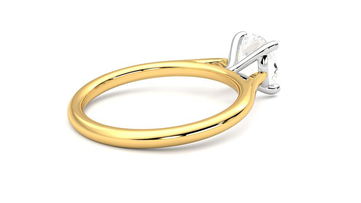Taylor & Hart Hope Round Engagement Ring 360 degree image 12