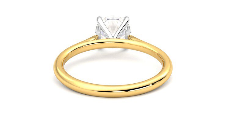 Taylor & Hart Hope Round Engagement Ring 360 degree image 15