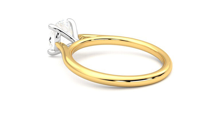 Taylor & Hart Hope Round Engagement Ring 360 degree image 18