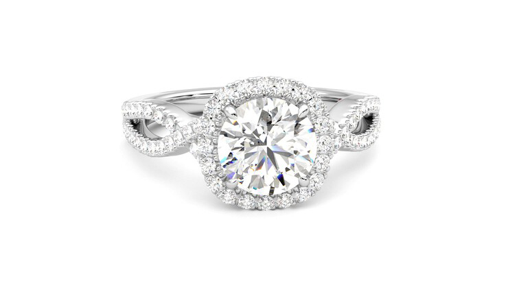 Tiffany & Co. Infinity Diamonds Platinum Ring Size 49 Tiffany & Co. | TLC