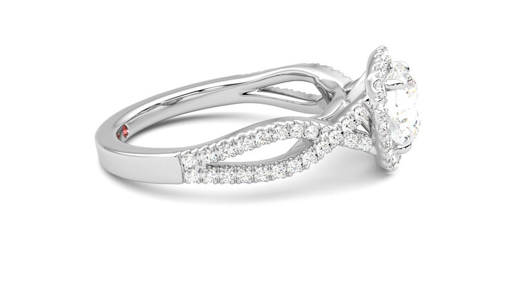 Vintage Infinity Diamond Engagement Ring, Two Tone Wedding Ring, Designer Diamond  Ring, Solitaire Moissanite Ring, Anniversary Ring Women - Etsy | Diamond  rings design, Engagement rings, Unique diamond rings