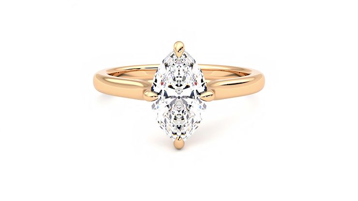 Taylor & Hart Joy Marquise Engagement Ring 360 degree image 0