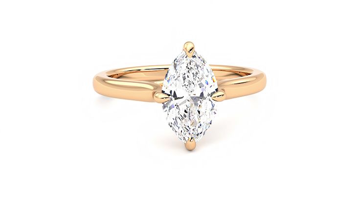 Taylor & Hart Joy Marquise Engagement Ring 360 degree image 2
