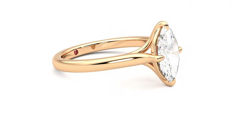 Taylor & Hart Joy Marquise Engagement Ring 360 degree image 7