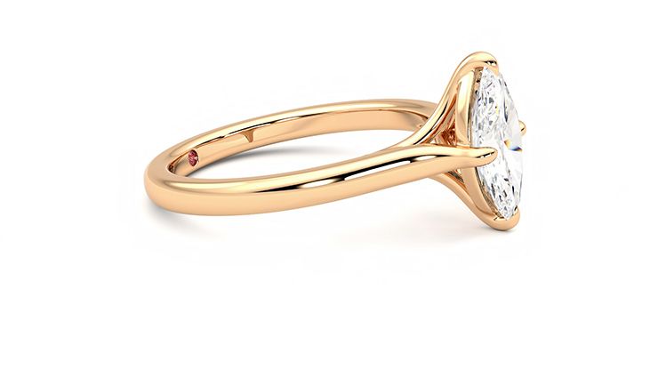 Taylor & Hart Joy Marquise Engagement Ring 360 degree image 8