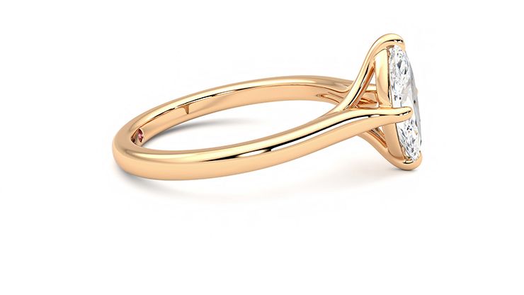 Taylor & Hart Joy Marquise Engagement Ring 360 degree image 9
