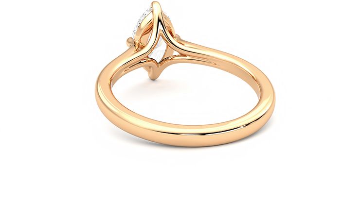 Taylor & Hart Joy Marquise Engagement Ring 360 degree image 16