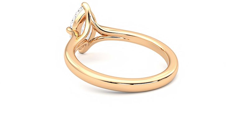 Taylor & Hart Joy Marquise Engagement Ring 360 degree image 17