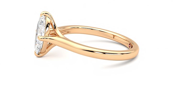 Taylor & Hart Joy Marquise Engagement Ring 360 degree image 21