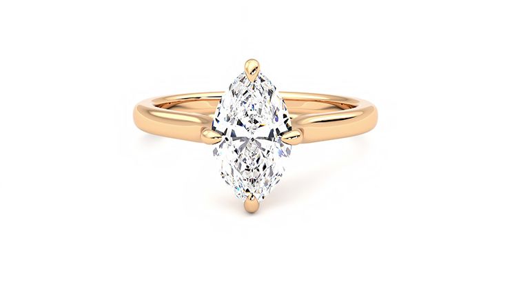 Taylor & Hart Joy Marquise Engagement Ring 360 degree image 29
