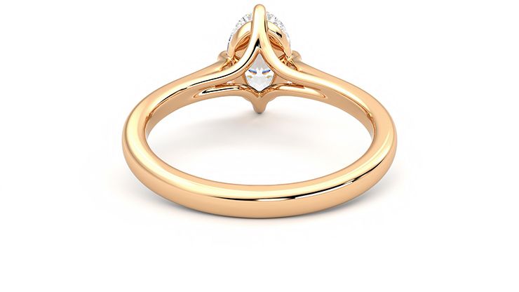 Taylor & Hart Joy Oval Engagement Ring 360 degree image 14