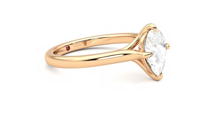Taylor & Hart Joy Pear Engagement Ring 360 degree image 7