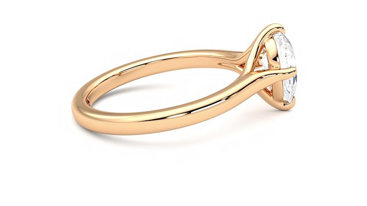 Taylor & Hart Joy Pear Engagement Ring 360 degree image 10