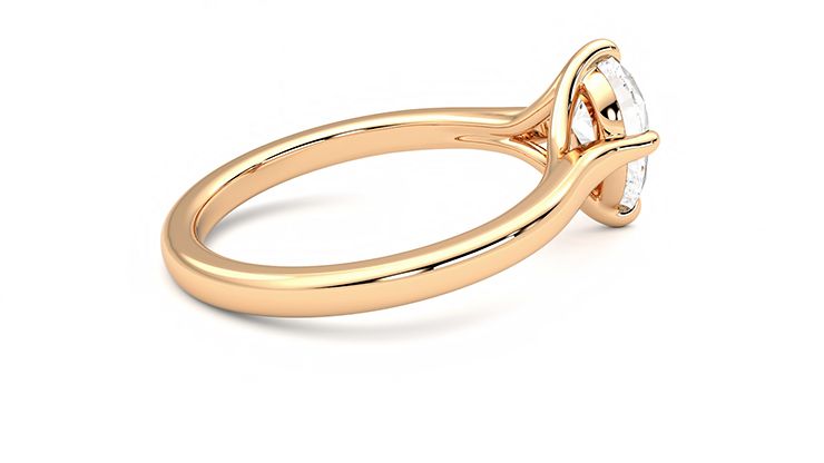 Taylor & Hart Joy Pear Engagement Ring 360 degree image 11