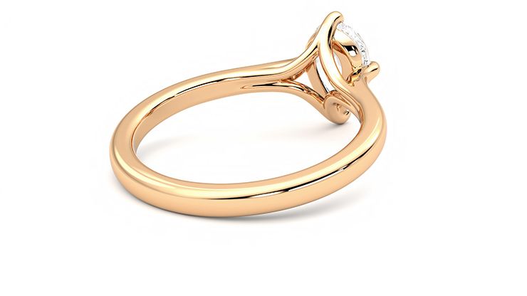 Taylor & Hart Joy Pear Engagement Ring 360 degree image 13
