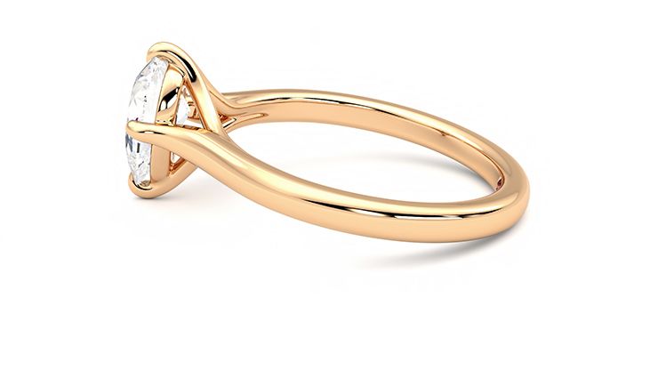 Taylor & Hart Joy Pear Engagement Ring 360 degree image 20