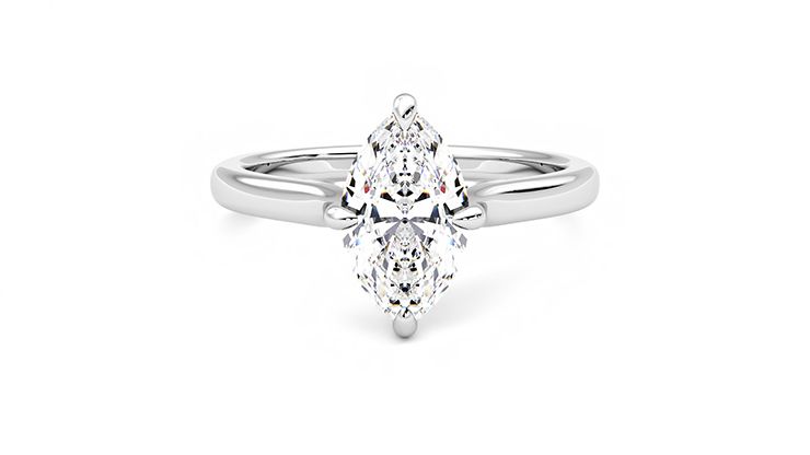 Taylor & Hart Joy Marquise Engagement Ring 360 degree image 0