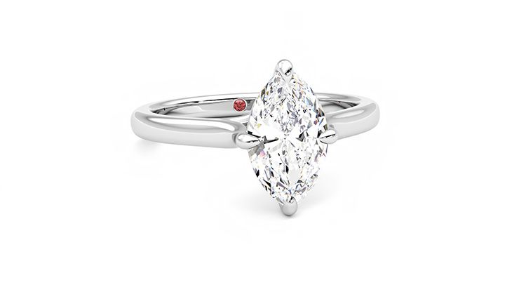 Taylor & Hart Joy Marquise Engagement Ring 360 degree image 3