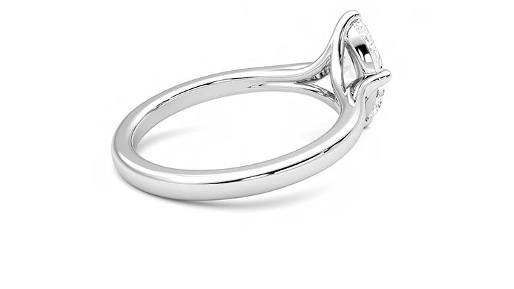 Taylor & Hart Joy Marquise Engagement Ring 360 degree image 12