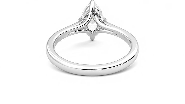 Taylor & Hart Joy Marquise Engagement Ring 360 degree image 15