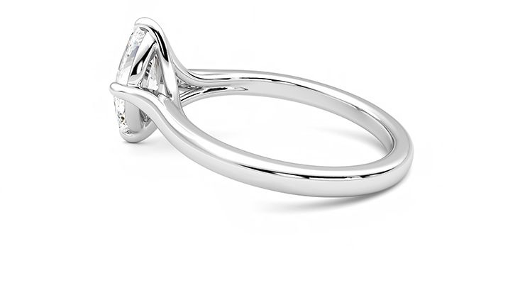 Taylor & Hart Joy Marquise Engagement Ring 360 degree image 19