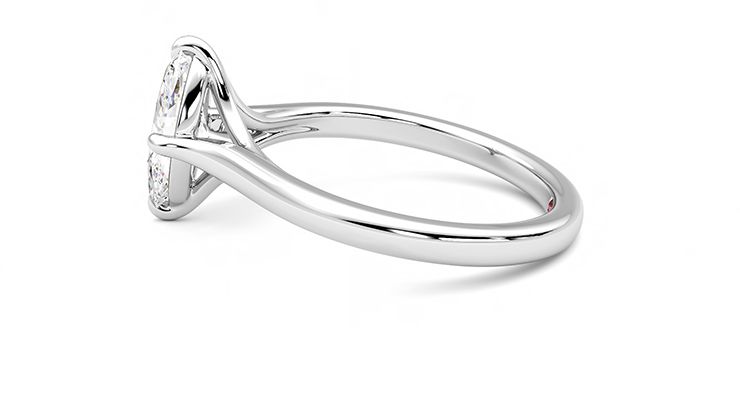 Taylor & Hart Joy Marquise Engagement Ring 360 degree image 20