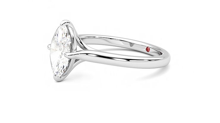 Taylor & Hart Joy Marquise Engagement Ring 360 degree image 23