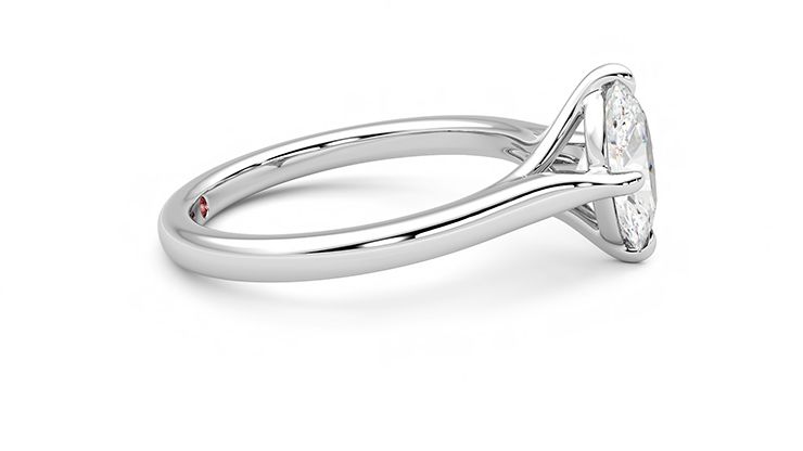 Taylor & Hart Joy Oval Engagement Ring 360 degree image 8