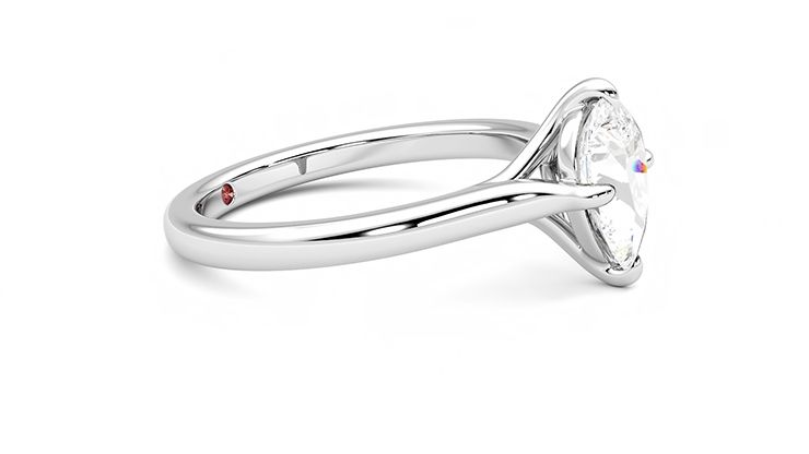 Taylor & Hart Joy Pear Engagement Ring 360 degree image 8