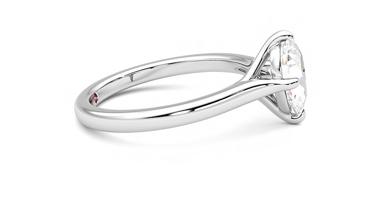 Taylor & Hart Joy Pear Engagement Ring 360 degree image 9