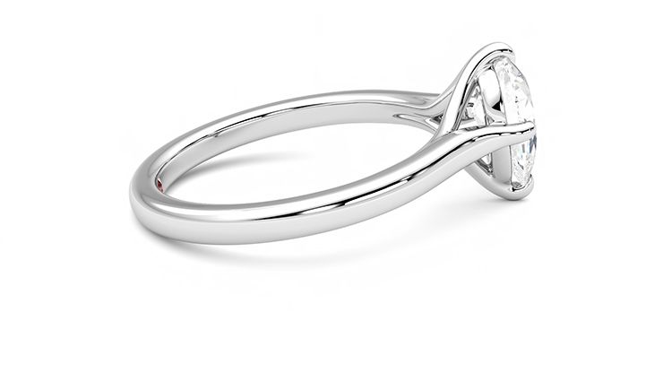 Taylor & Hart Joy Pear Engagement Ring 360 degree image 10