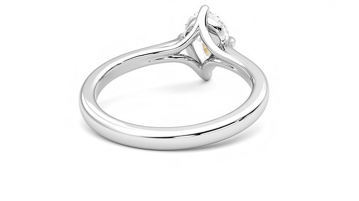 Taylor & Hart Joy Pear Engagement Ring 360 degree image 14