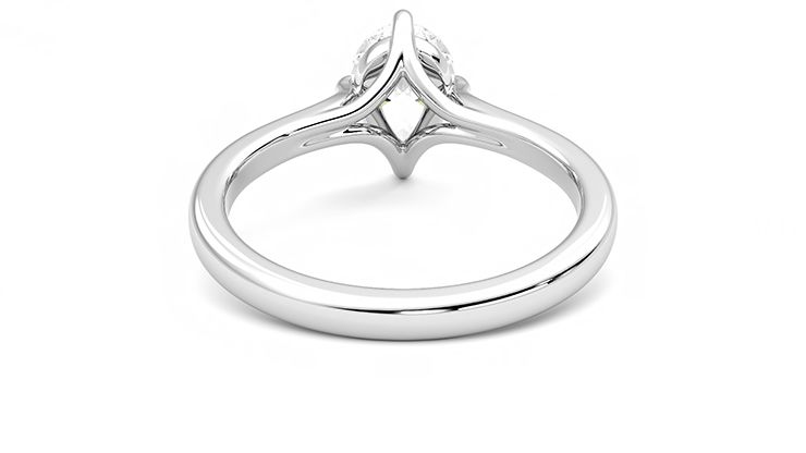 Taylor & Hart Joy Pear Engagement Ring 360 degree image 15