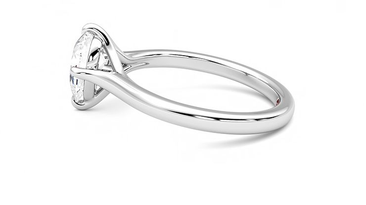 Taylor & Hart Joy Pear Engagement Ring 360 degree image 20