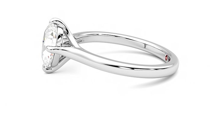 Taylor & Hart Joy Pear Engagement Ring 360 degree image 21