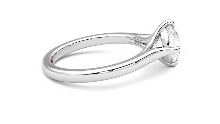 Taylor & Hart Joy Round Engagement Ring 360 degree image 10