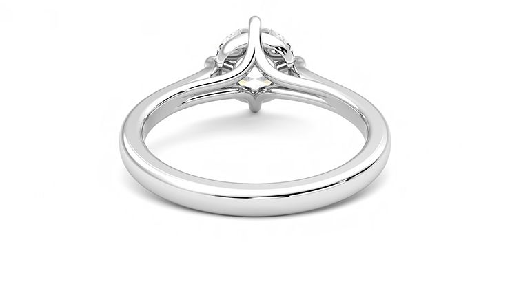 Taylor & Hart Joy Round Engagement Ring 360 degree image 15
