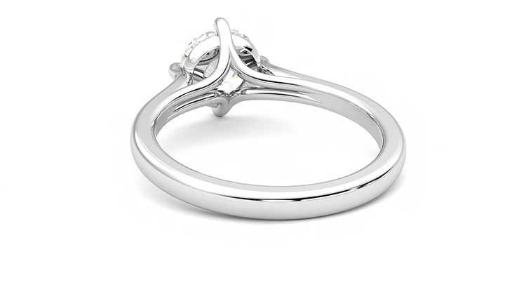 Taylor & Hart Joy Round Engagement Ring 360 degree image 16