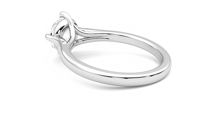 Taylor & Hart Joy Round Engagement Ring 360 degree image 18