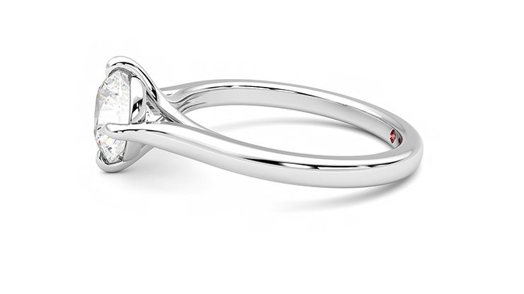Taylor & Hart Joy Round Engagement Ring 360 degree image 21