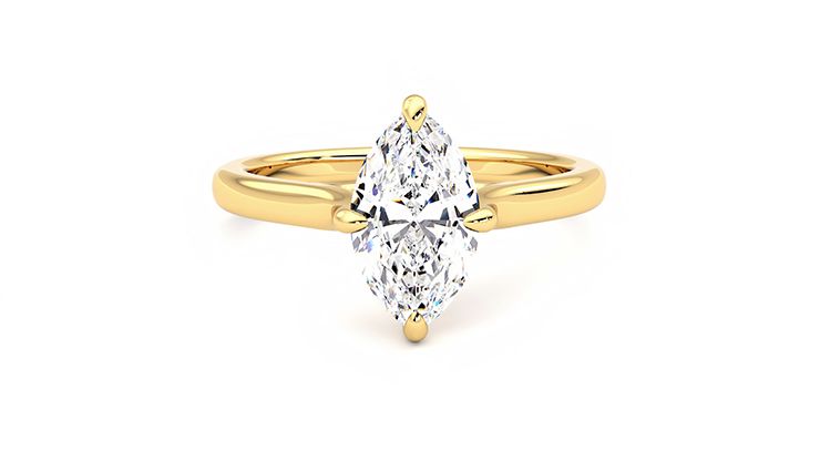 Taylor & Hart Joy Marquise Engagement Ring 360 degree image 1