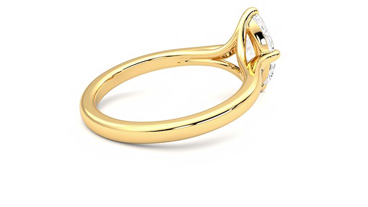 Taylor & Hart Joy Marquise Engagement Ring 360 degree image 12